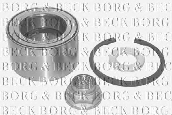 BWK799 Borg&beck rolamento de cubo dianteiro