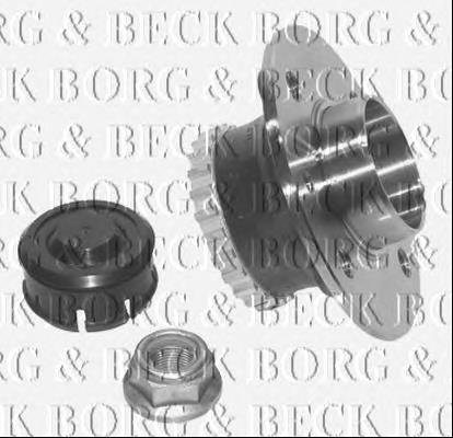 BWK796 Borg&beck cubo traseiro