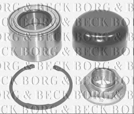 BWK800 Borg&beck rolamento de cubo traseiro