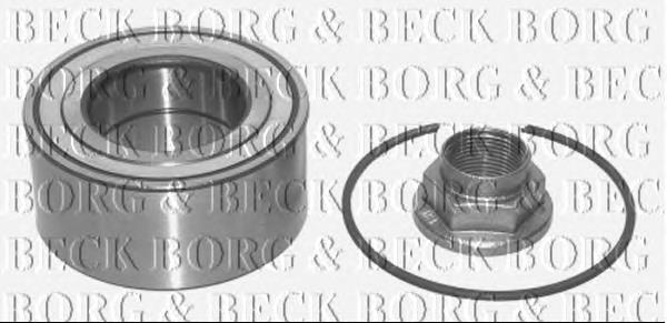BWK772 Borg&beck rolamento de cubo dianteiro/traseiro