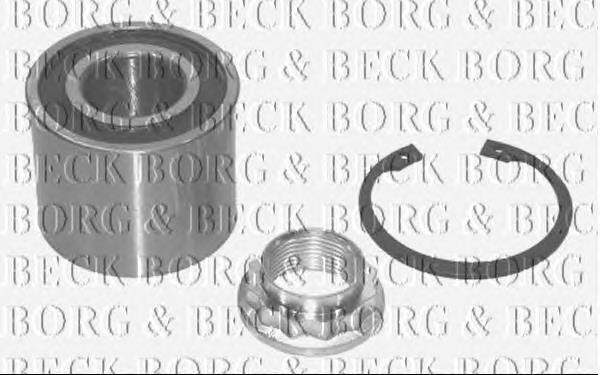 BWK779 Borg&beck rolamento de cubo traseiro