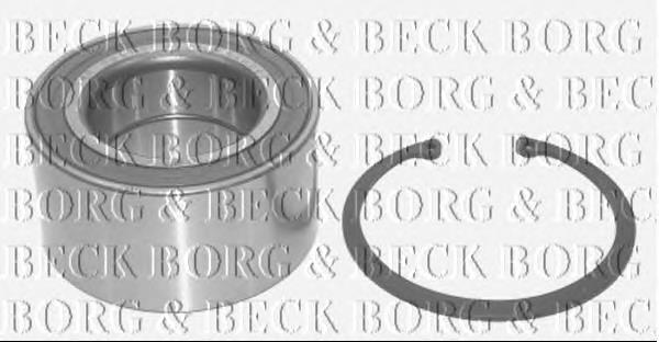 Rolamento de cubo traseiro BWK782 Borg&beck