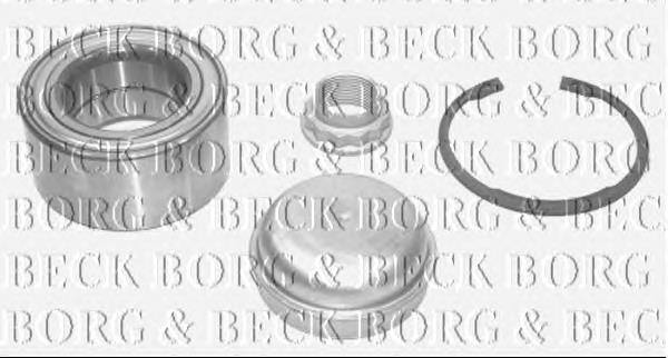 BWK778 Borg&beck rolamento de cubo dianteiro