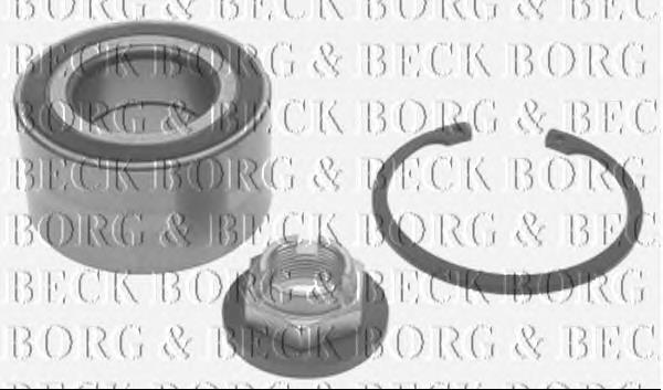 BWK997 Borg&beck rolamento de cubo dianteiro