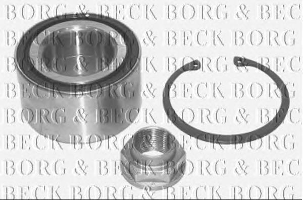 BWK927 Borg&beck rolamento de cubo traseiro