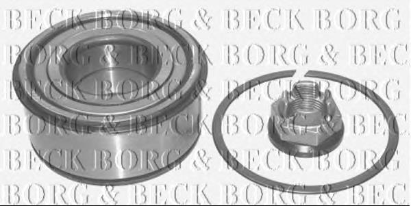 BWK911 Borg&beck подшипник ступицы передней/задней