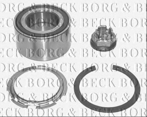 BWK914 Borg&beck rolamento de cubo dianteiro