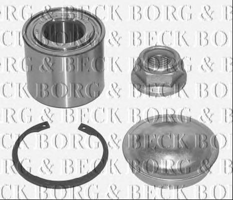 BWK915 Borg&beck rolamento de cubo traseiro