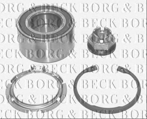 BWK913 Borg&beck rolamento de cubo dianteiro