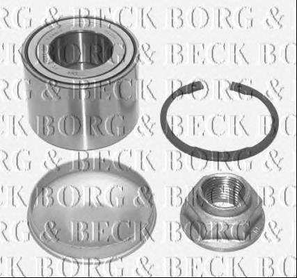 BWK909 Borg&beck rolamento de cubo traseiro