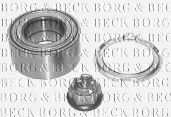 BWK908 Borg&beck rolamento de cubo dianteiro