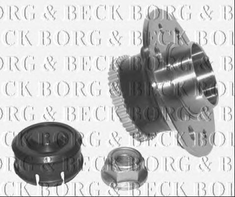 BWK987 Borg&beck cubo traseiro