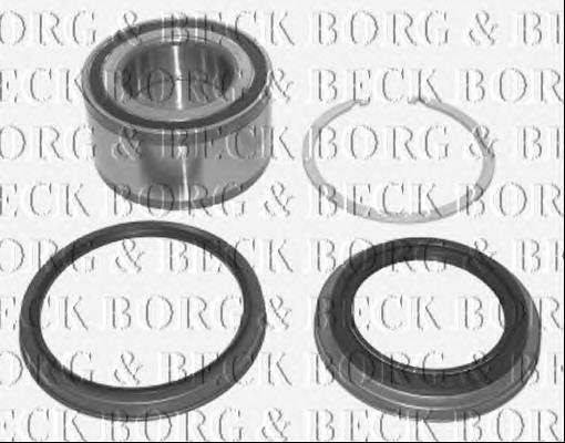 BWK962 Borg&beck rolamento de cubo dianteiro