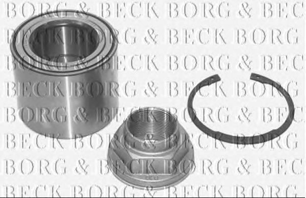 BWK969 Borg&beck rolamento de cubo traseiro