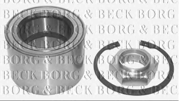 BWK968 Borg&beck rolamento de cubo dianteiro