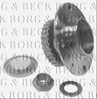 BWK413 Borg&beck rolamento de cubo traseiro