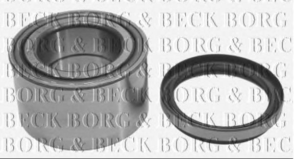 BWK408 Borg&beck rolamento de cubo traseiro