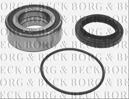 BWK407 Borg&beck rolamento de cubo traseiro