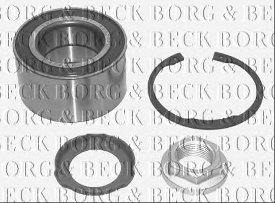 BWK482 Borg&beck rolamento de cubo traseiro