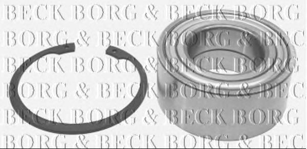 BWK485 Borg&beck rolamento de cubo dianteiro