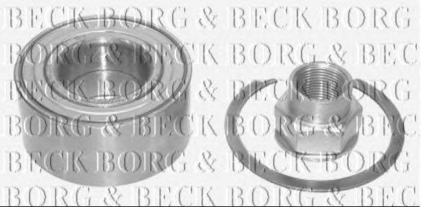 BWK504 Borg&beck rolamento de cubo dianteiro