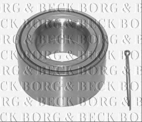 BWK498 Borg&beck rolamento de cubo dianteiro