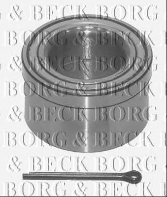 BWK497 Borg&beck rolamento de cubo dianteiro