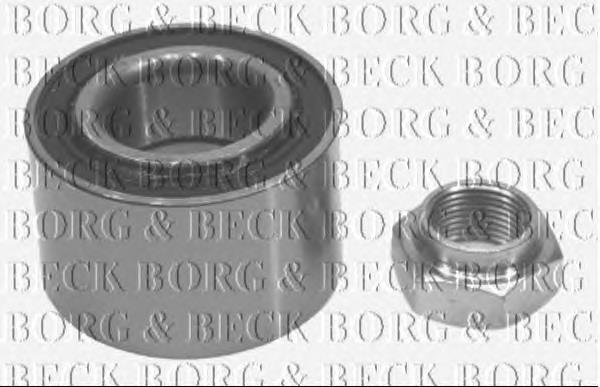 BWK468 Borg&beck rolamento de cubo traseiro