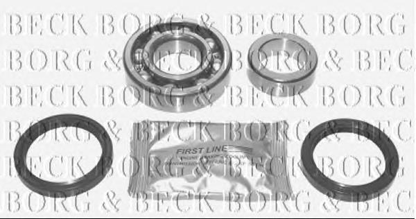 Rolamento de cubo traseiro BWK457 Borg&beck