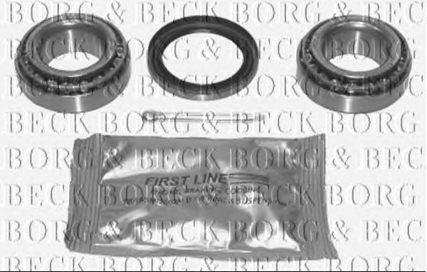 BWK459 Borg&beck rolamento de cubo traseiro