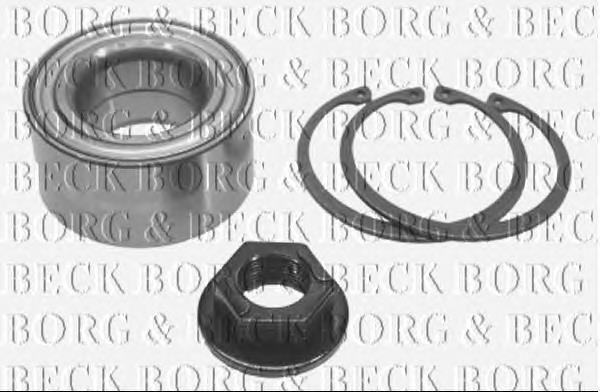 BWK471 Borg&beck rolamento de cubo dianteiro