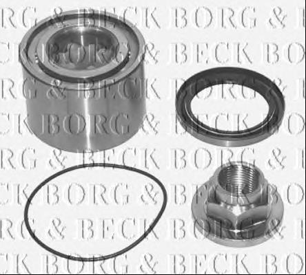 BWK339 Borg&beck rolamento de cubo traseiro