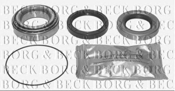 BWK356 Borg&beck rolamento de cubo traseiro