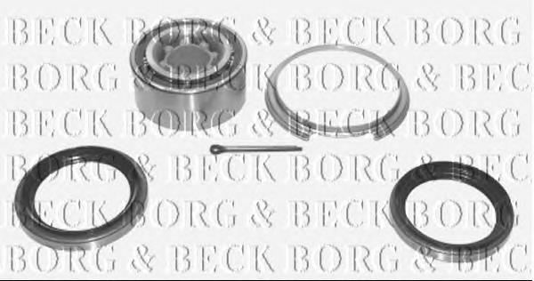 Rolamento de cubo dianteiro BWK335 Borg&beck