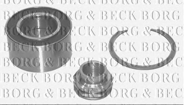 BWK390 Borg&beck rolamento de cubo dianteiro