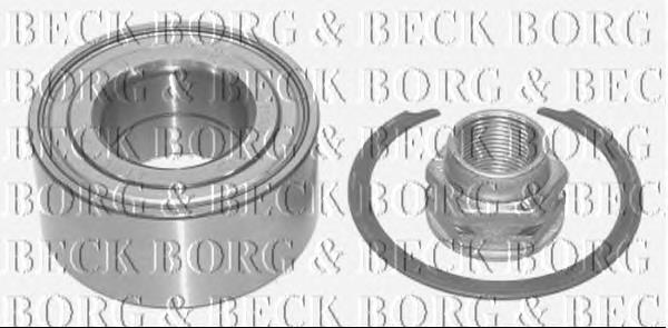 BWK389 Borg&beck rolamento de cubo dianteiro