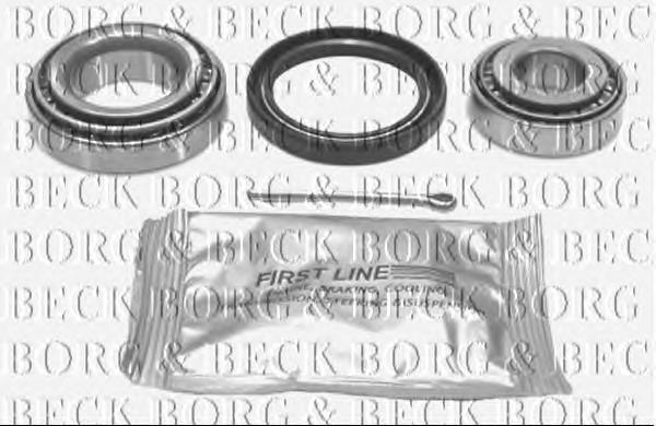 Rolamento de cubo traseiro BWK385 Borg&beck