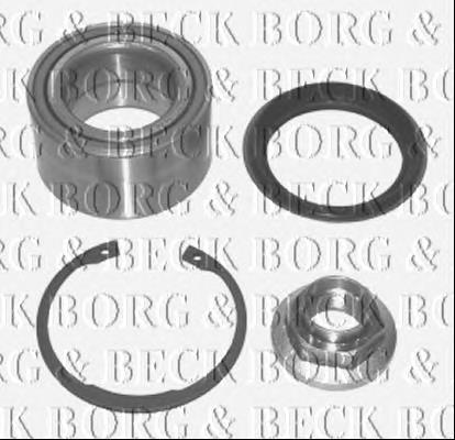 BWK394 Borg&beck rolamento de cubo dianteiro