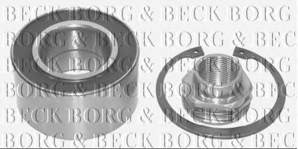 BWK370 Borg&beck rolamento de cubo dianteiro