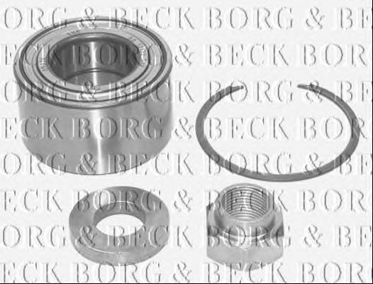 BWK378 Borg&beck rolamento de cubo dianteiro