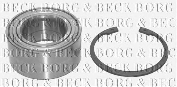 BWK376 Borg&beck rolamento de cubo dianteiro