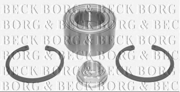 BWK656 Borg&beck rolamento de cubo dianteiro