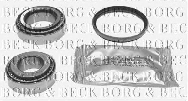 BWK647 Borg&beck rolamento de cubo traseiro