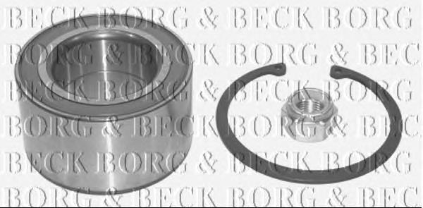 BWK701 Borg&beck rolamento de cubo dianteiro