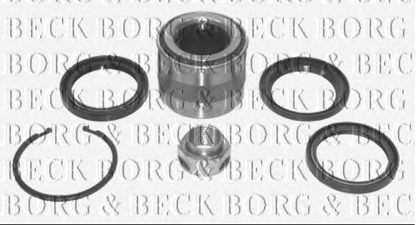 BWK663 Borg&beck rolamento de cubo traseiro