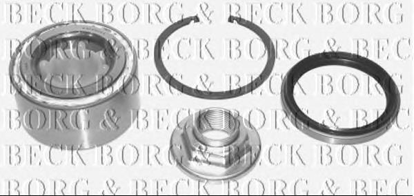 BWK687 Borg&beck rolamento de cubo dianteiro