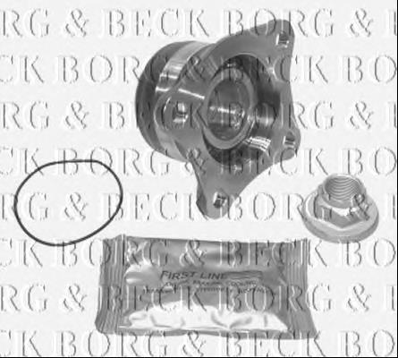 BWK680 Borg&beck rolamento de cubo traseiro