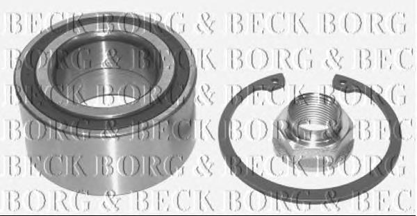 BWK531 Borg&beck rolamento de cubo dianteiro