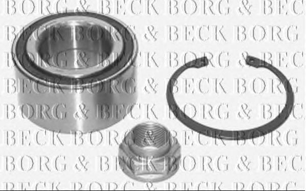 BWK533 Borg&beck rolamento de cubo dianteiro