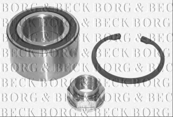 BWK528 Borg&beck rolamento de cubo dianteiro